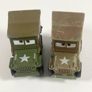 Disney Pixar Cars Movie Sarge the Jeep Toys - Read Description